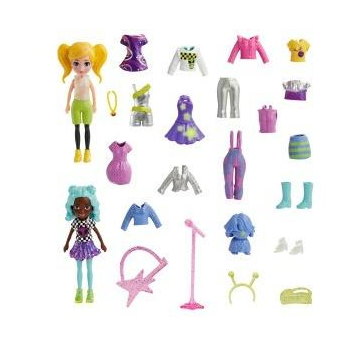 Polly Pocket Zestaw modowy duży z 2 lalkami HKV97